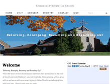 Tablet Screenshot of clemmonspresbyterian.org